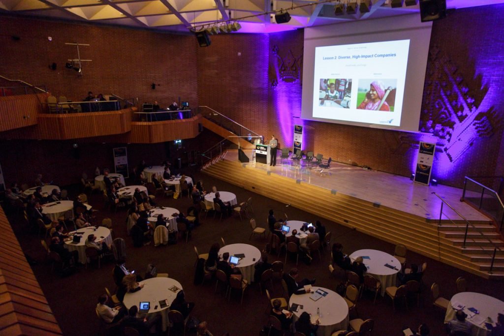 The Great Hall auditorium during a Mining World Congress event